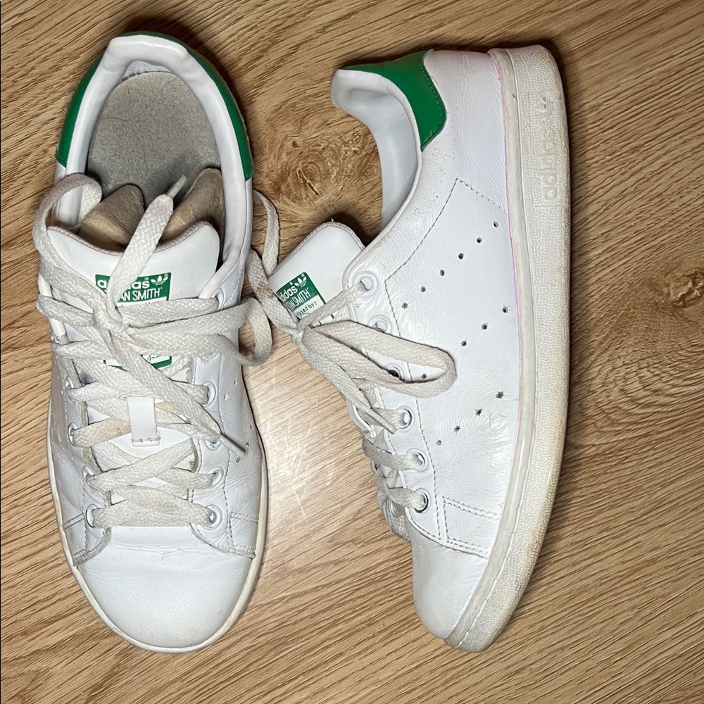 Adidas White and Green Sneakers men 6
